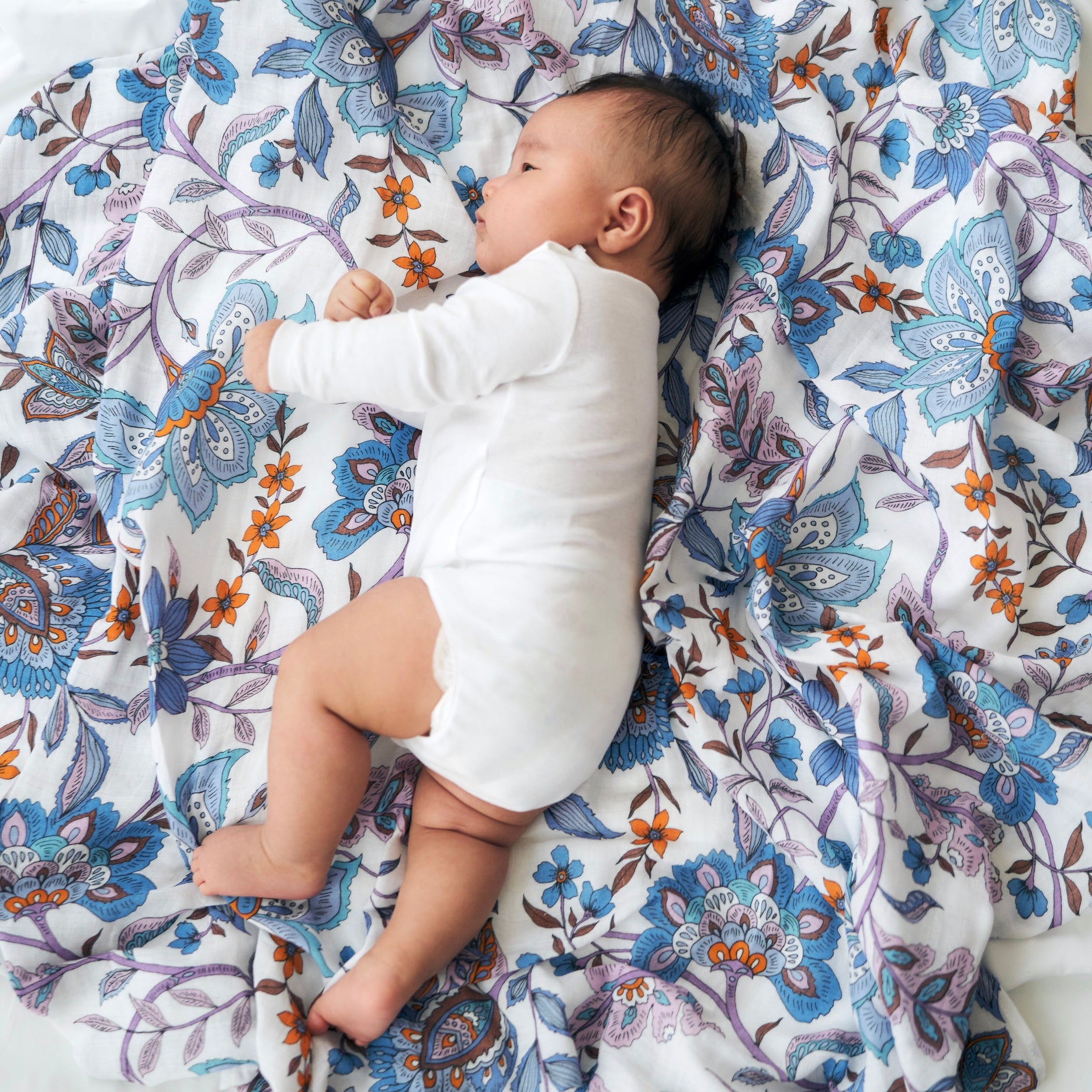 Azure Garden Swaddle