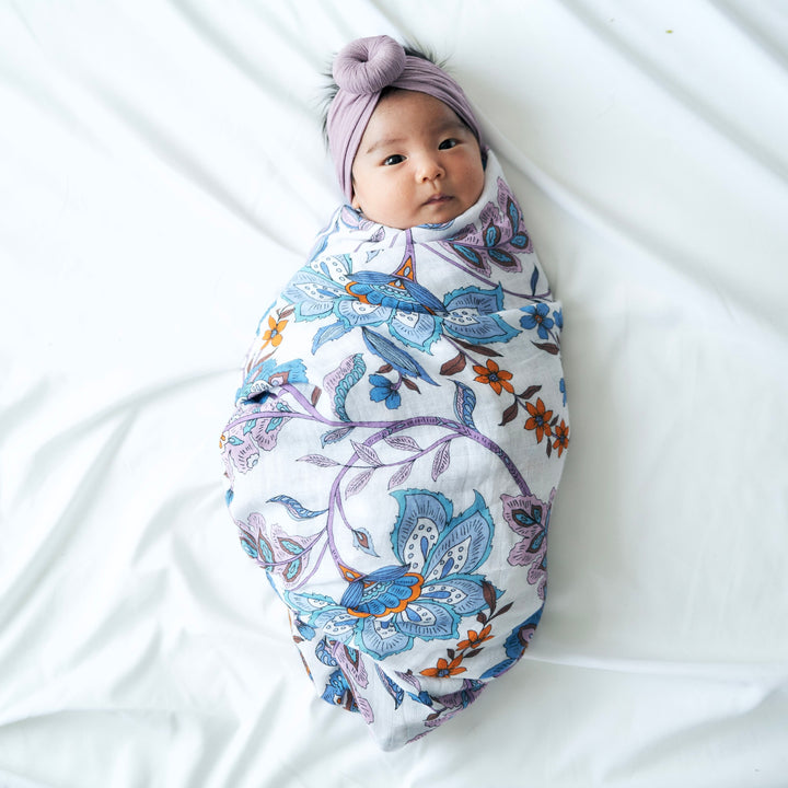 Azure Garden Swaddle