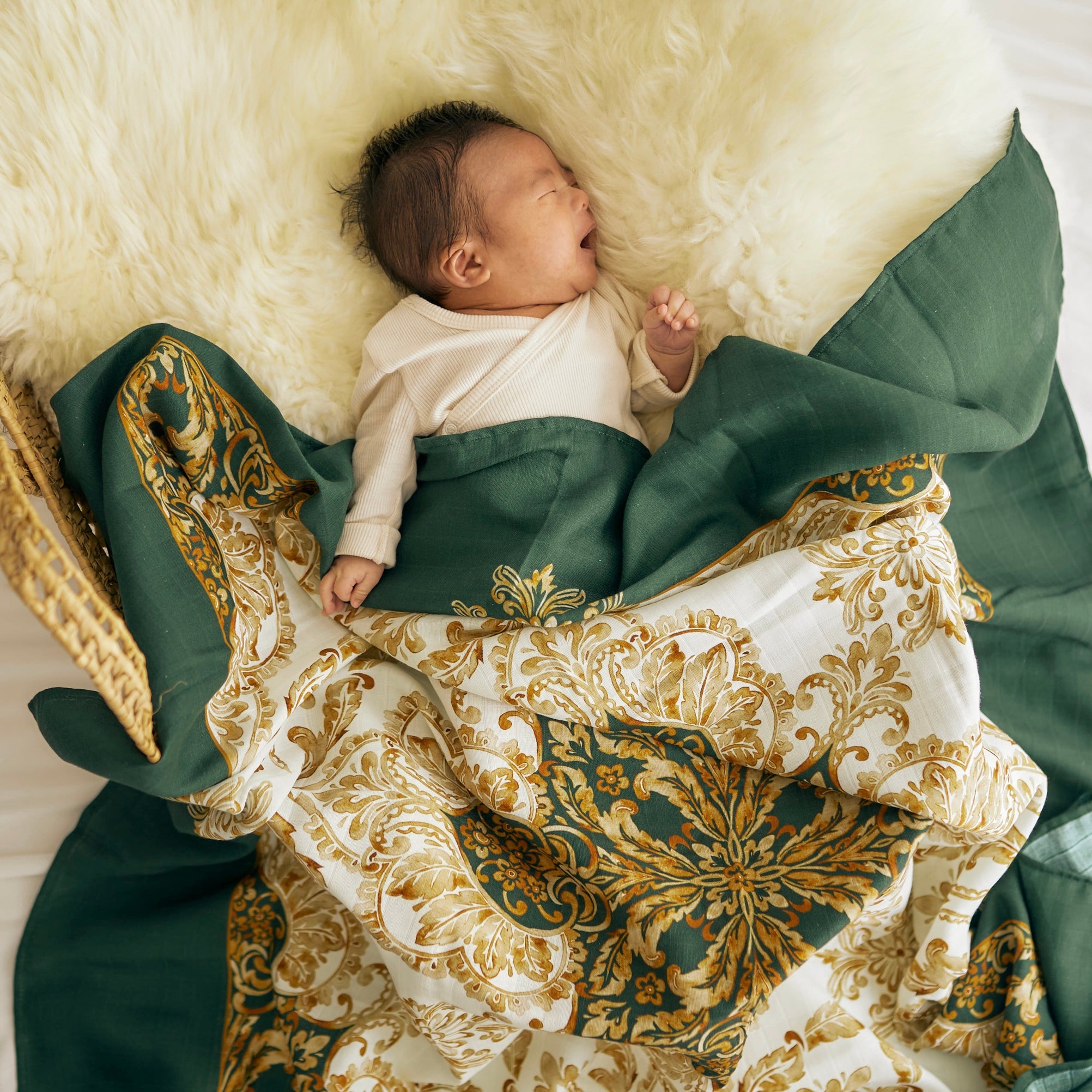 Grace Green Swaddle