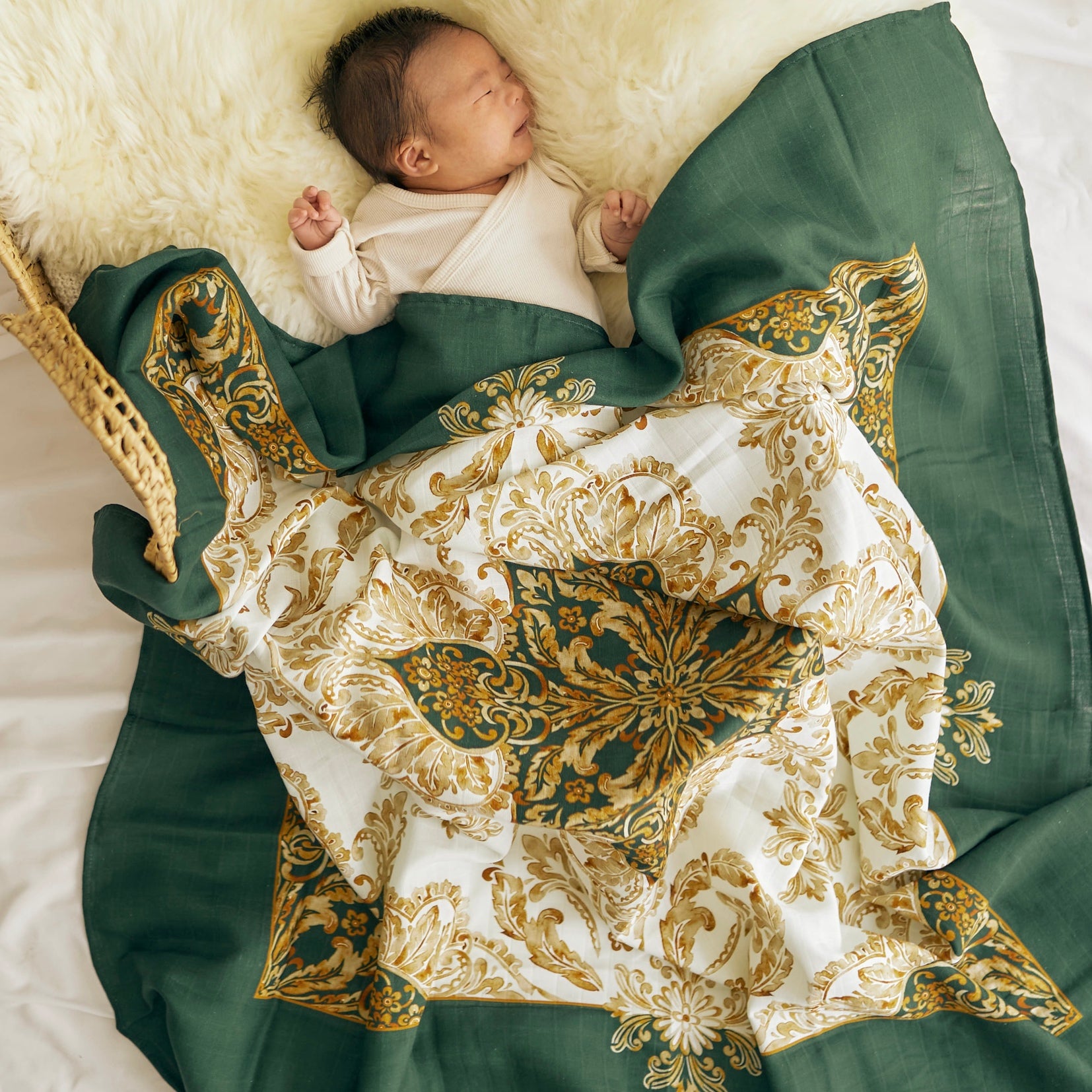 Grace Green Swaddle