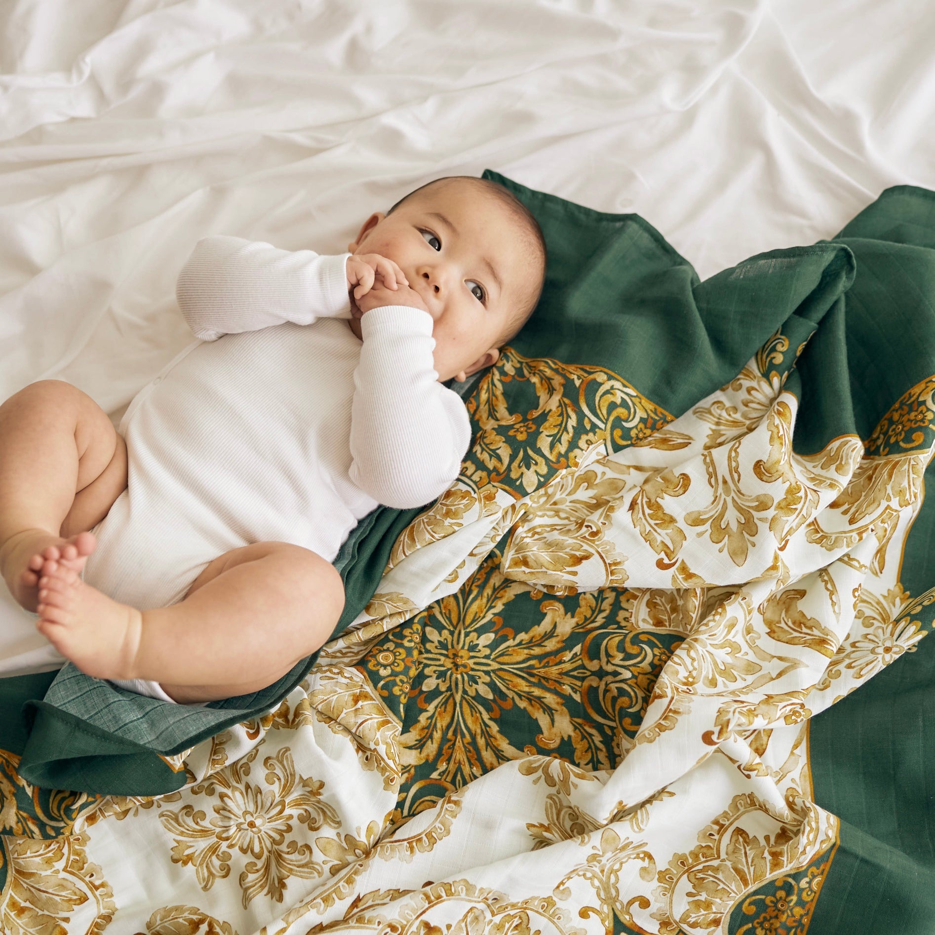 Grace Green Swaddle