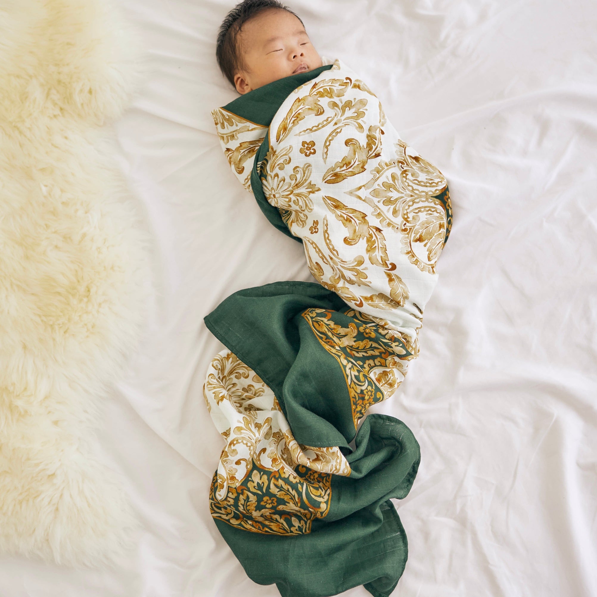 Grace Green Swaddle