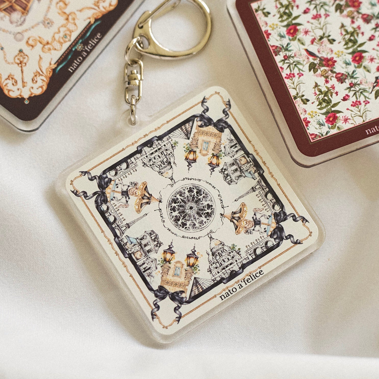Somewhere in Paris Keychain