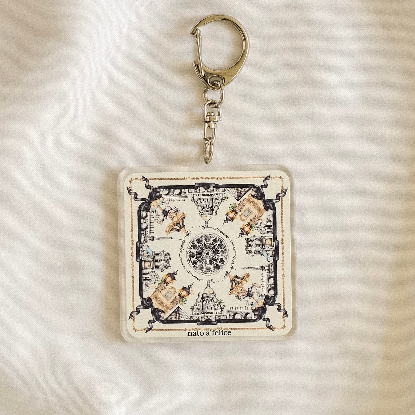 Somewhere in Paris Keychain