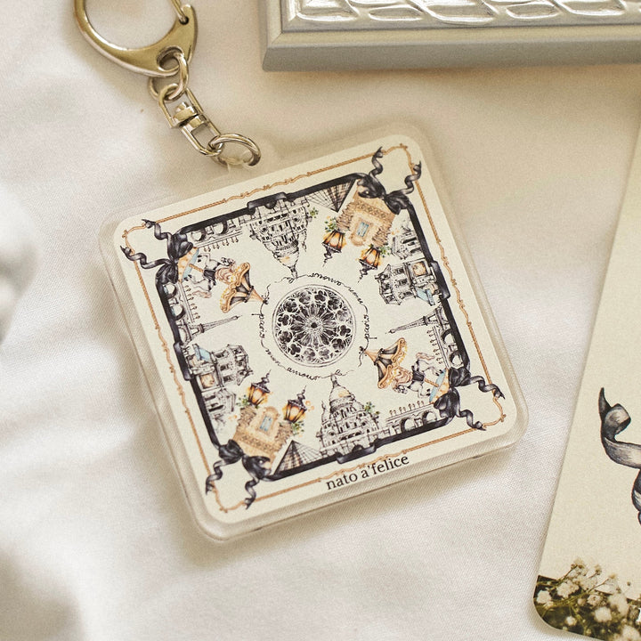Somewhere in Paris Keychain