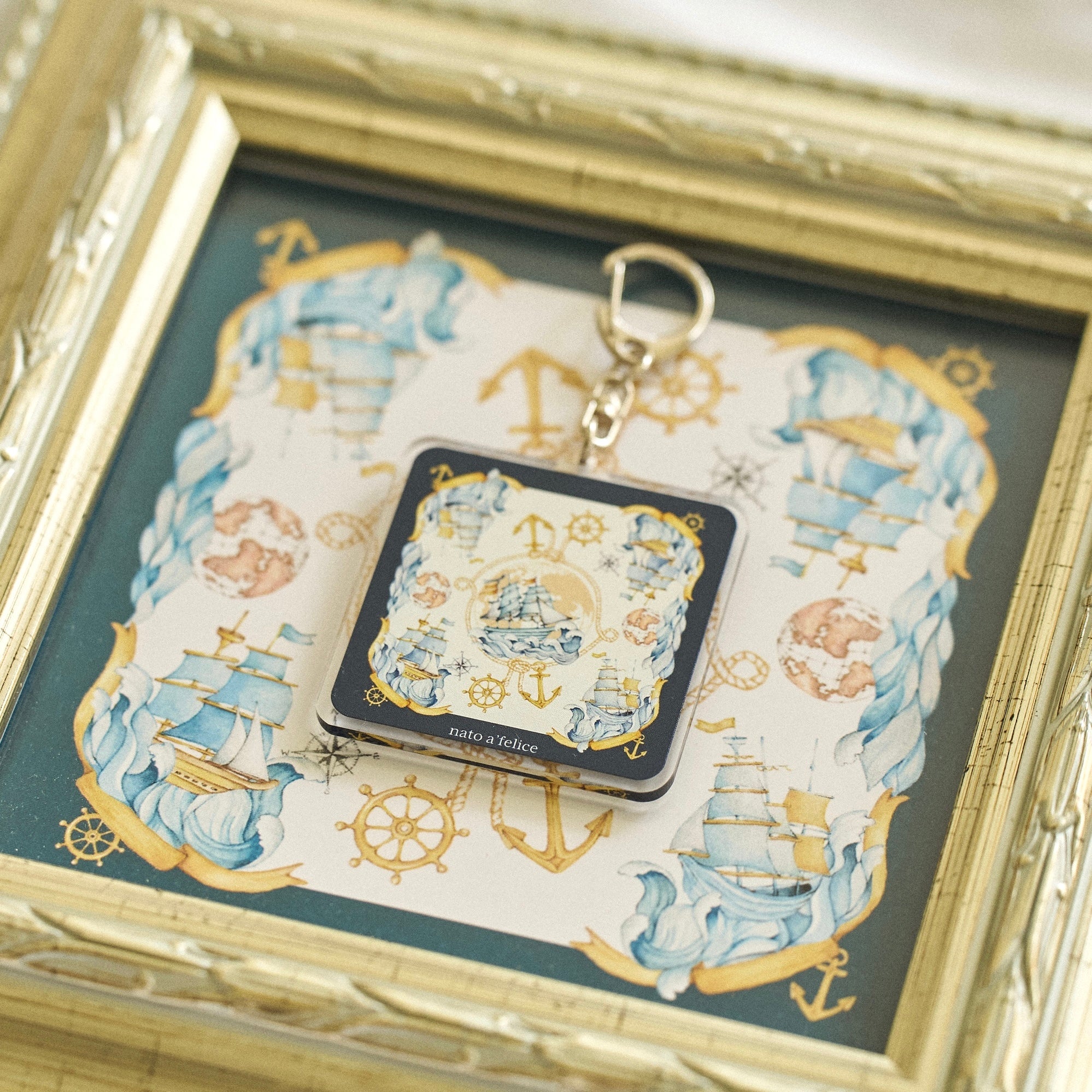 Bon Voyage Keychain