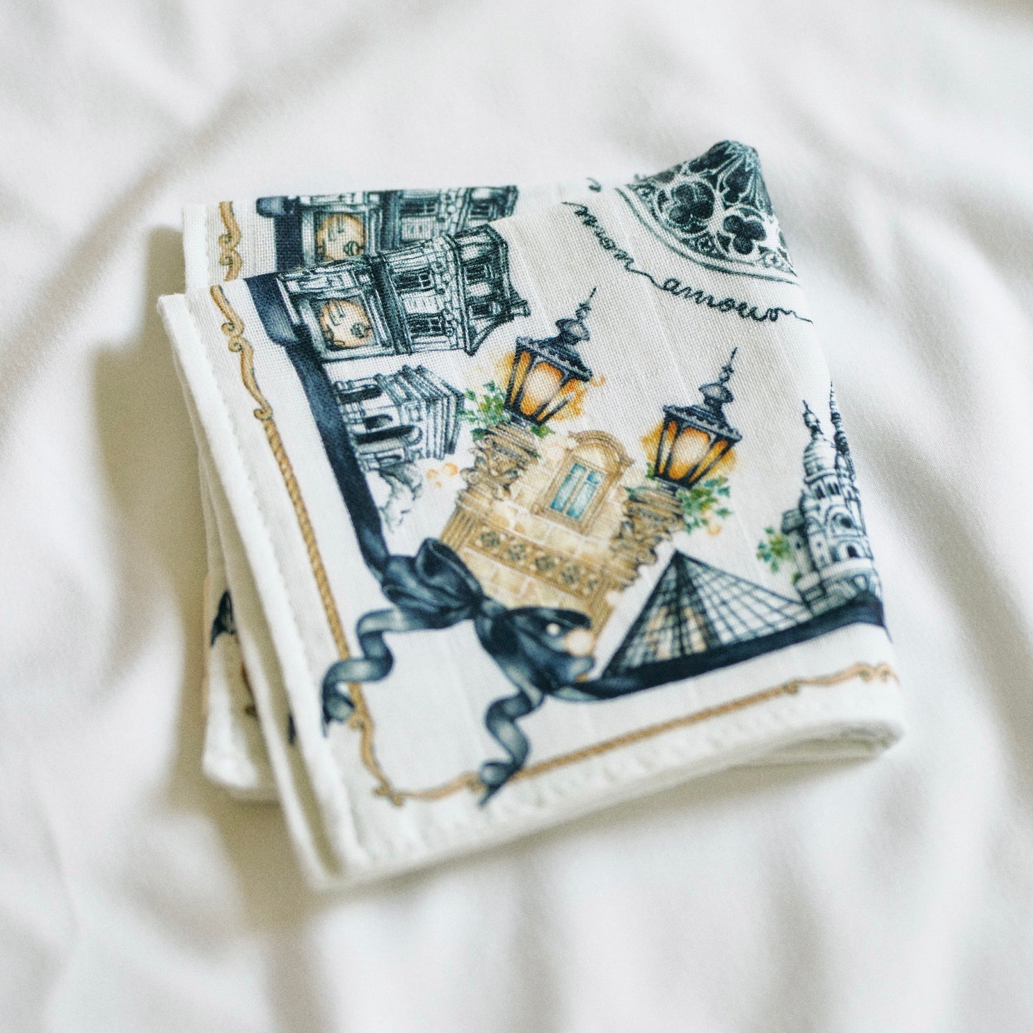 Somewhere in Paris Handkerchief