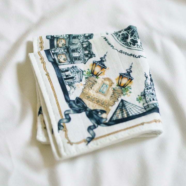 Somewhere in Paris Handkerchief