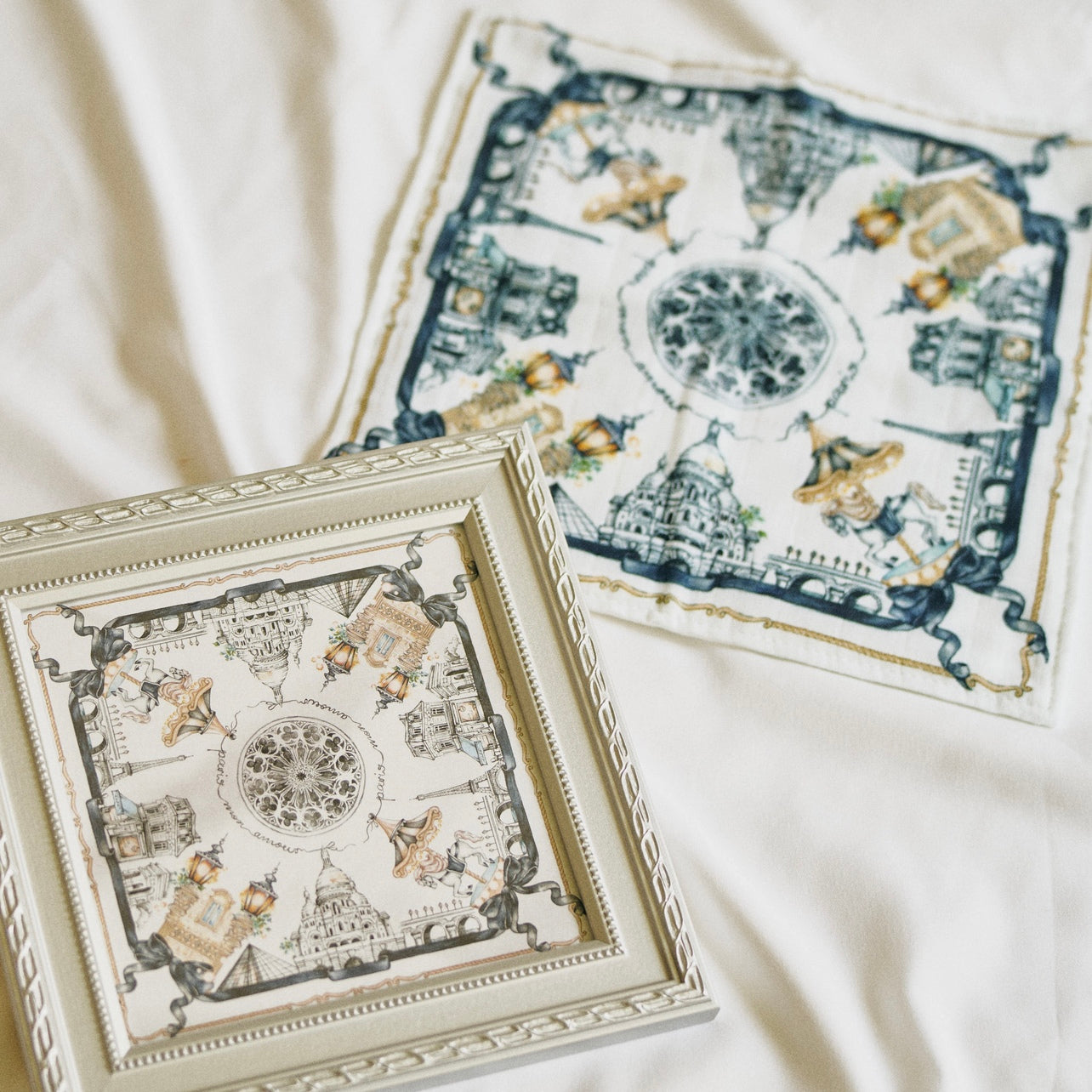 Somewhere in Paris Handkerchief