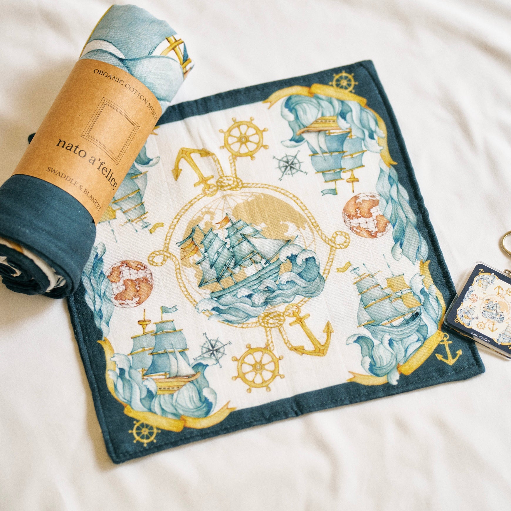 Bon Voyage Handkerchief