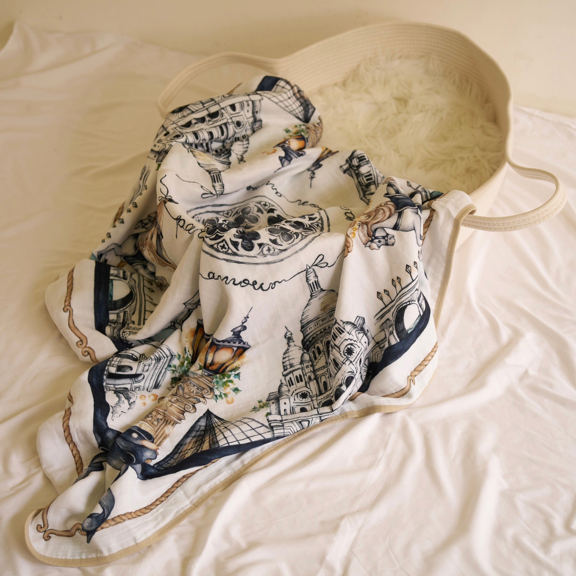 Somewhere in Paris Blanket