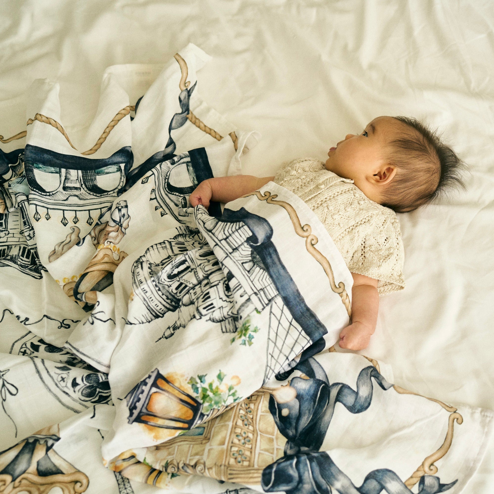 Somewhere in Paris Swaddle