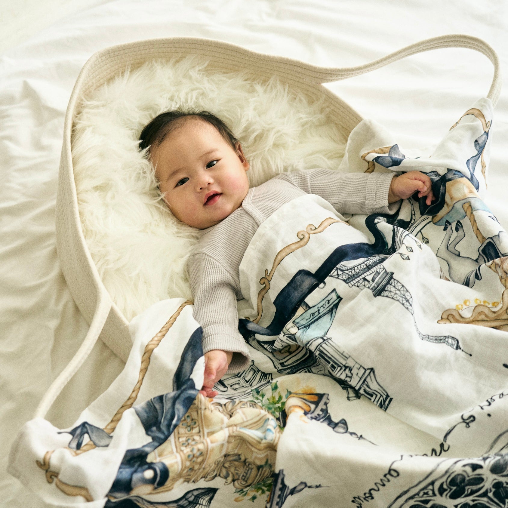 Somewhere in Paris Swaddle