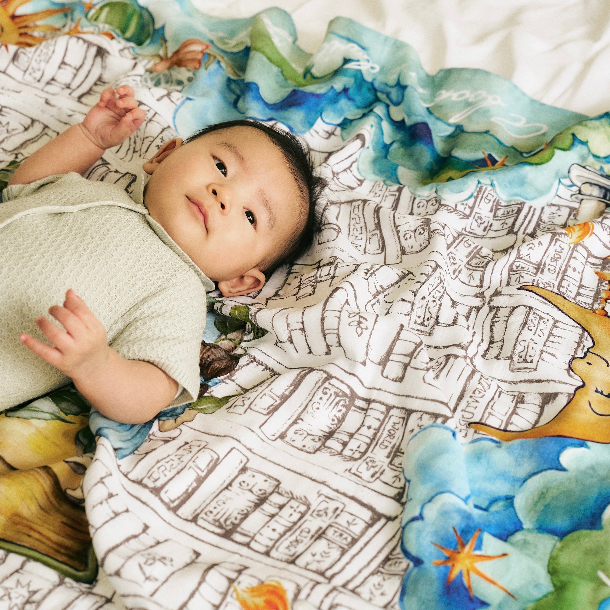 Somewhere in Paris Swaddle