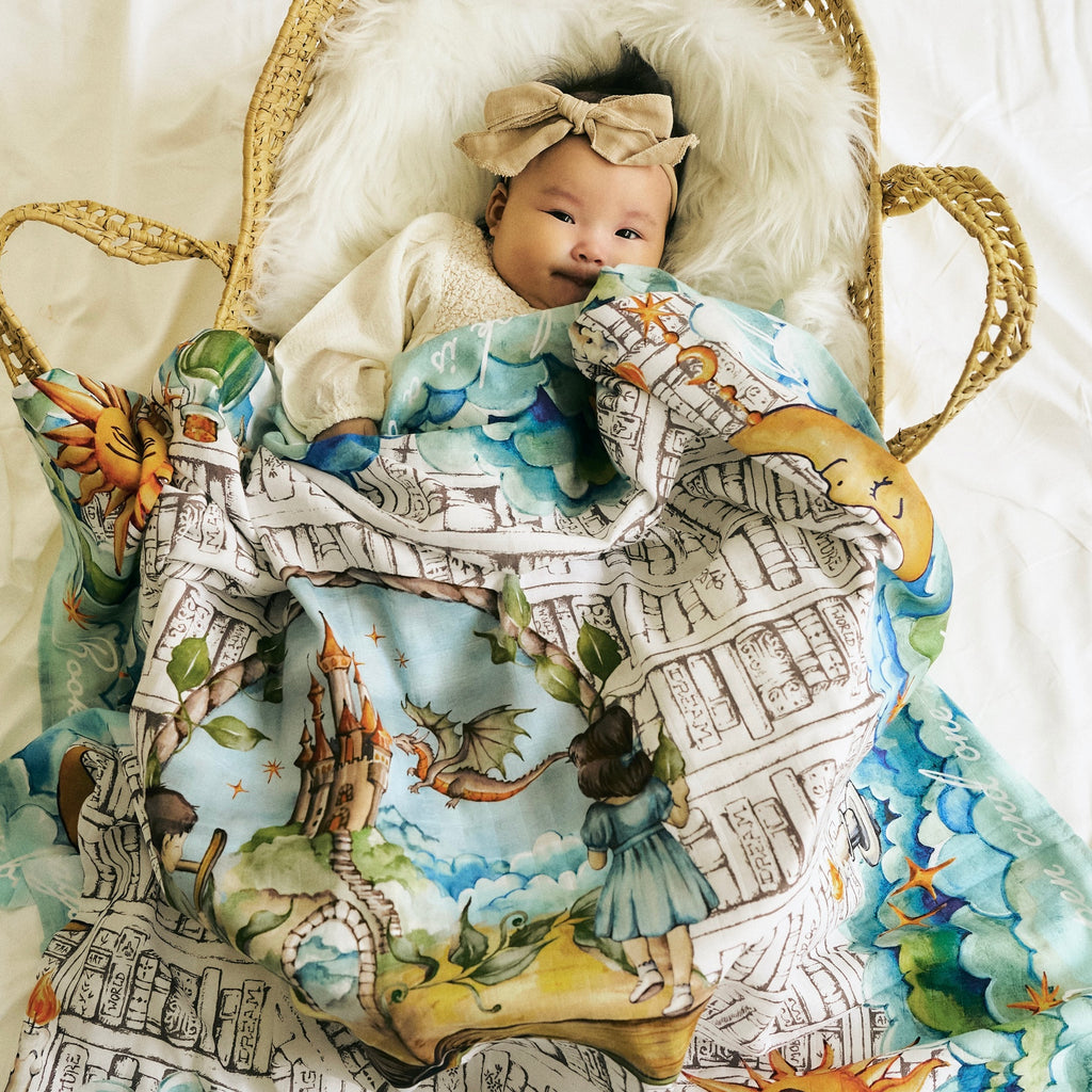 Bedtime Story Swaddle / nato a'felice