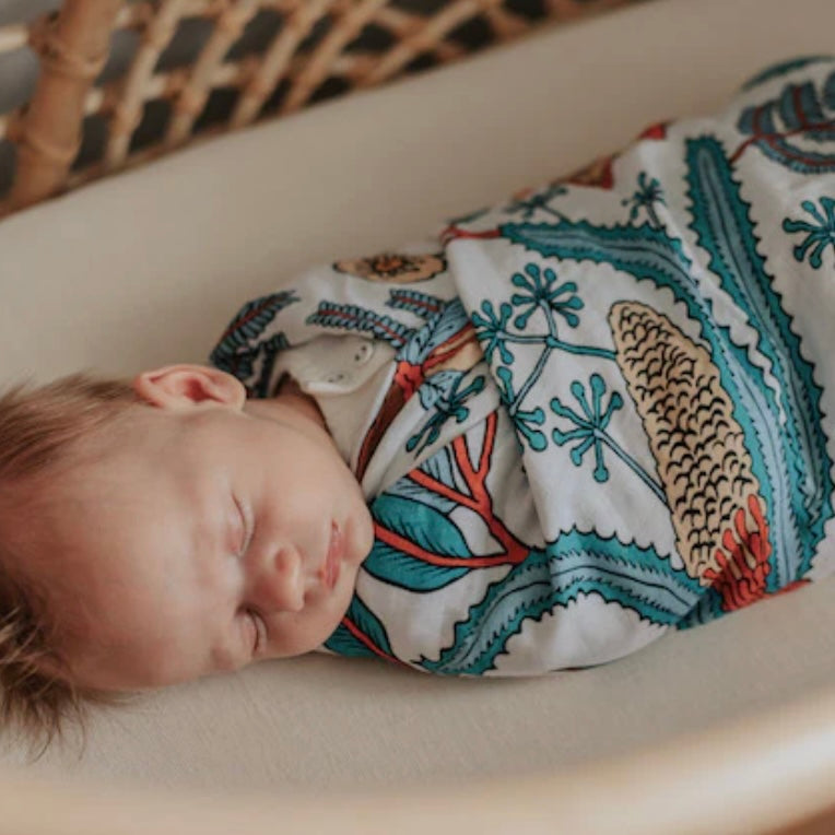 Wattle and Gum Swaddle