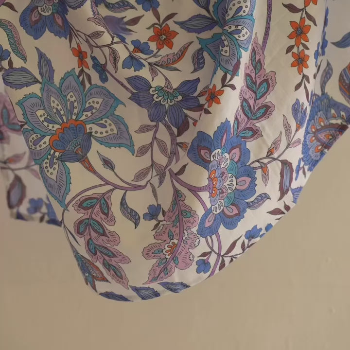 Azure Garden Swaddle