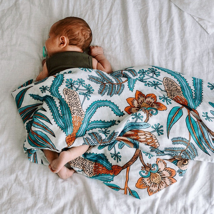 Wattle and Gum Swaddle